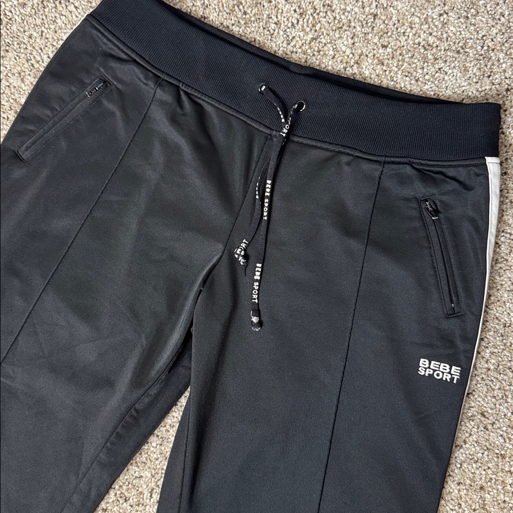 Bebe Black Track Pants